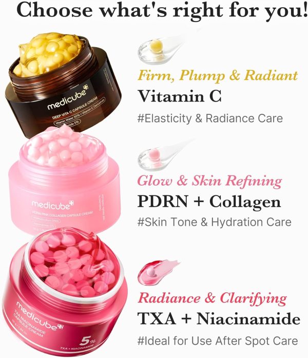 Medicube – PDRN Pink Collagen Capsule Cream – 55g
