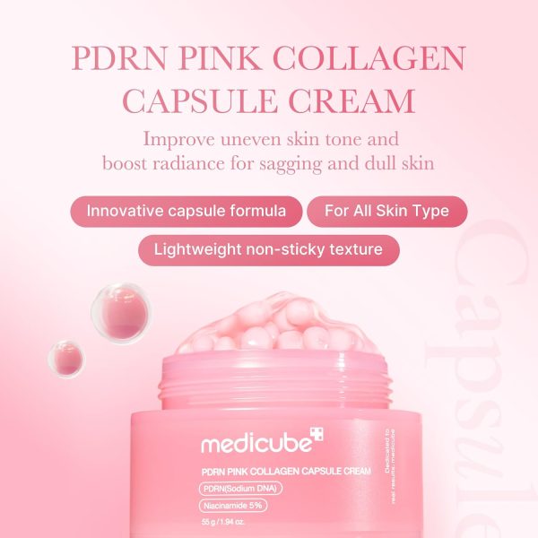 Medicube – PDRN Pink Collagen Capsule Cream – 55g