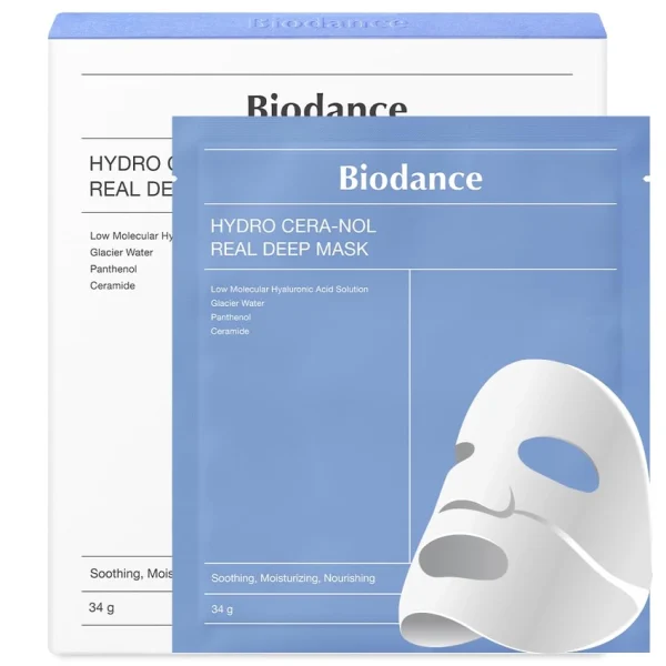 Biodance – Hydro Cera-Nol Real Deep Mask, 34g x 4pcs