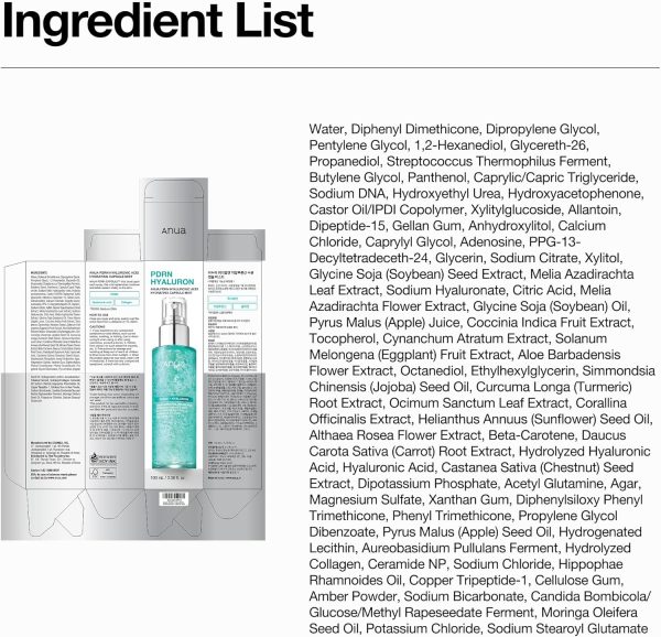81bUjt+6dkL._AC_SL1500_ Anua – PDRN Hyaluronic Acid Hydrating Capsule Mist – 100ml