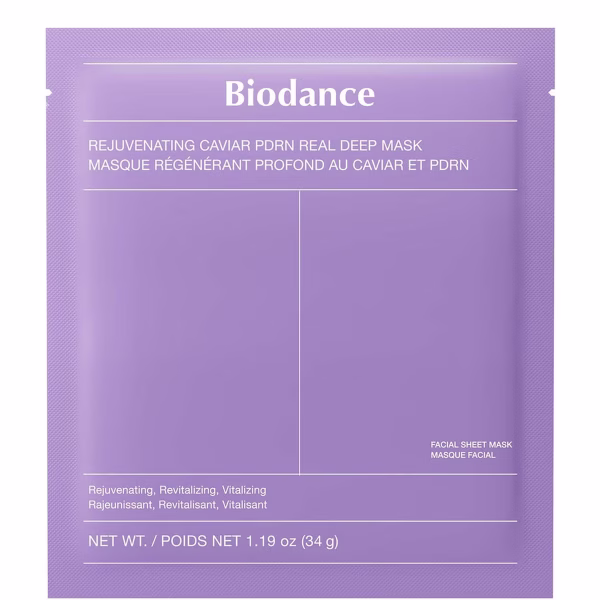 Biodance – Rejuvenating Caviar PDRN Real Deep Mask, 34g x 4pcs