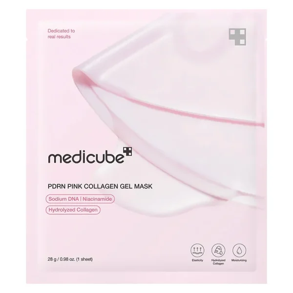 Medicube – PDRN Pink Collagen Gel Mask – 28g, 1 mask piece