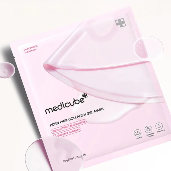 Medicube – PDRN Pink Collagen Gel Mask – 28g, 1 mask piece