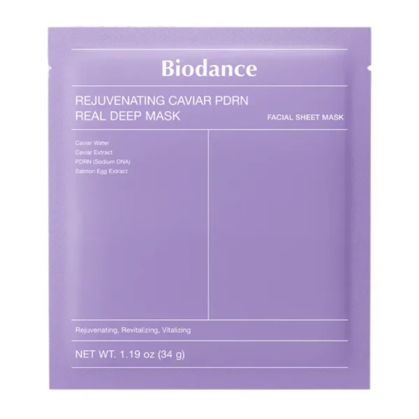 RejuvenatingCaviarPDRNRealDeepMask Biodance Hydrogel Masker Rainbow Set